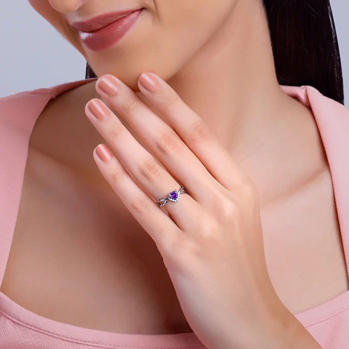Silver Perennial Love Ring - Image 3