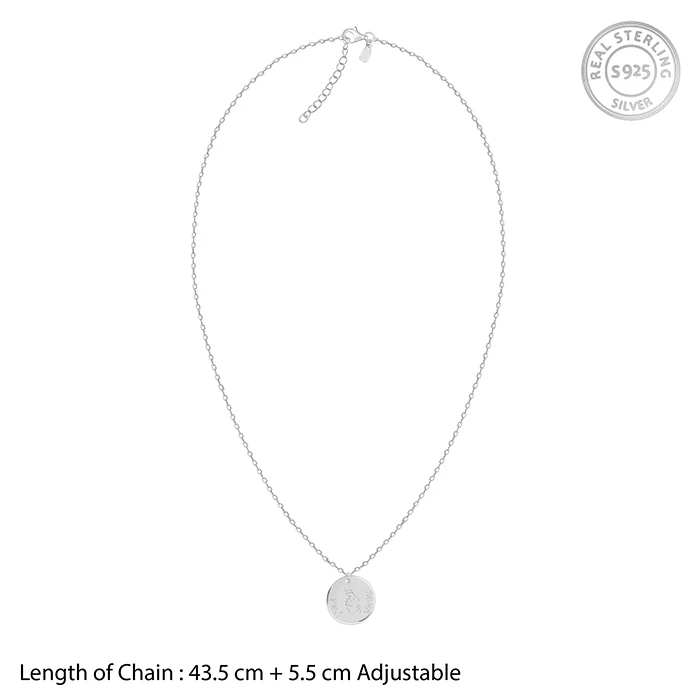 Silver Personalised Coin Pendant - Image 5