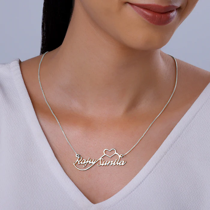 Silver Personalised Infinite Love Pendant - Image 4