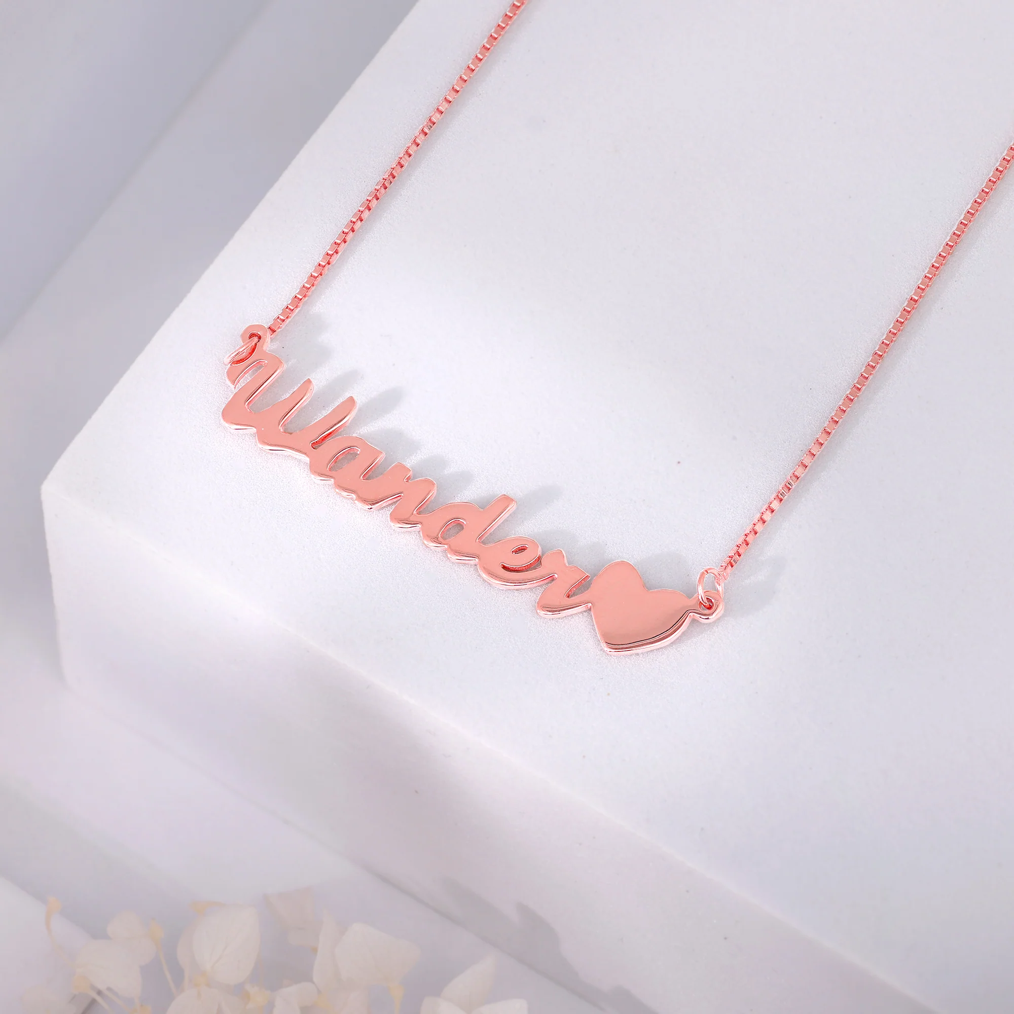 Silver Personalised Love Pendant - Image 4