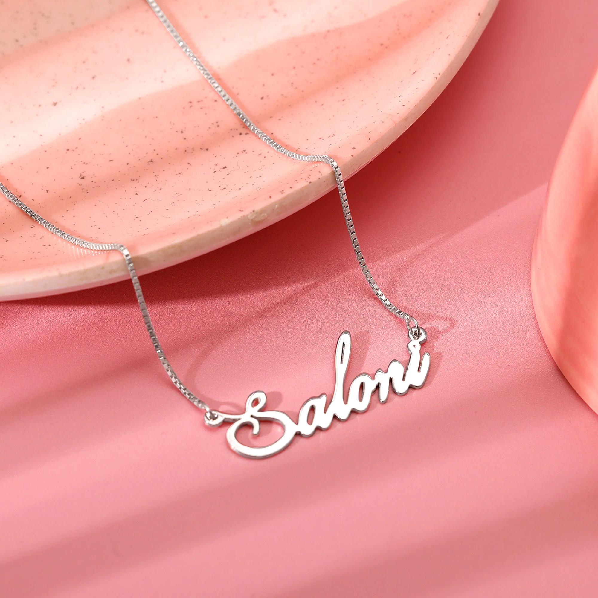 Silver Personalised Eternal Necklace - Image 2