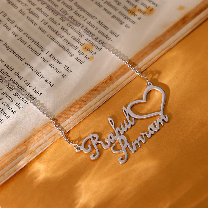 Silver Personalised Precious Sweetheart Pendant - Image 3