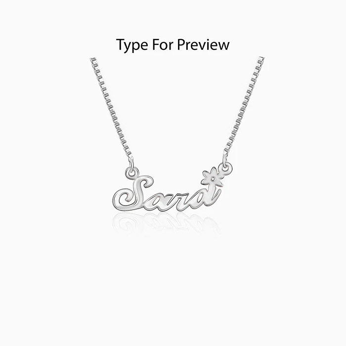 Silver Personalised Self Love Pendant - Image 2