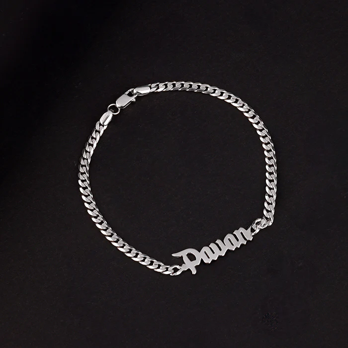 Silver Personalised Timeless Classic Bracelet For Him - Image 2