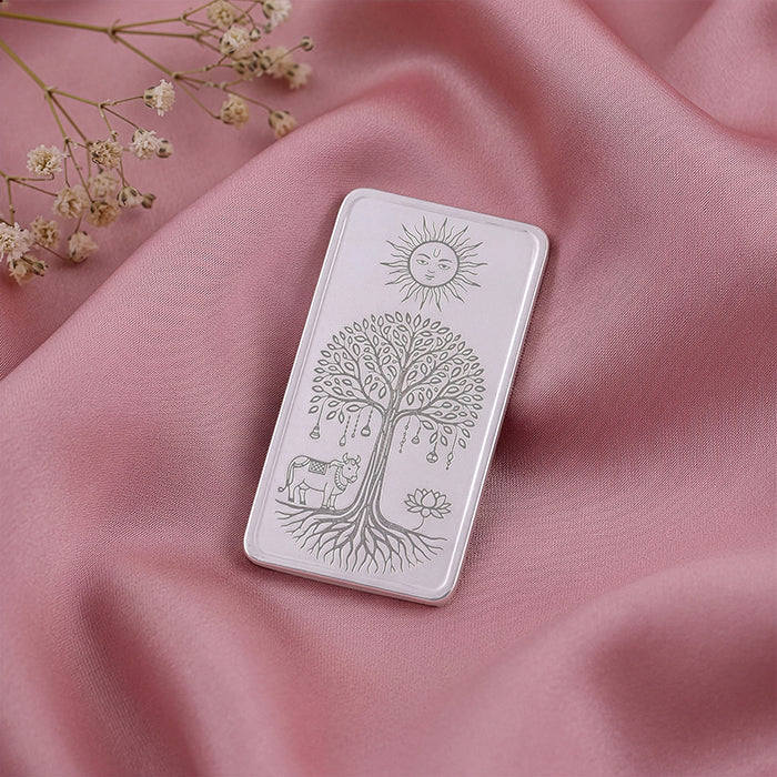 Silver Personalised Tree of Life Bar - 10g - Image 3