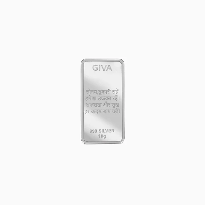 Silver Personalised Tree of Life Bar - 10g - Image 4