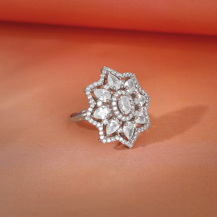 Silver Precious Petals Ring - Image 3