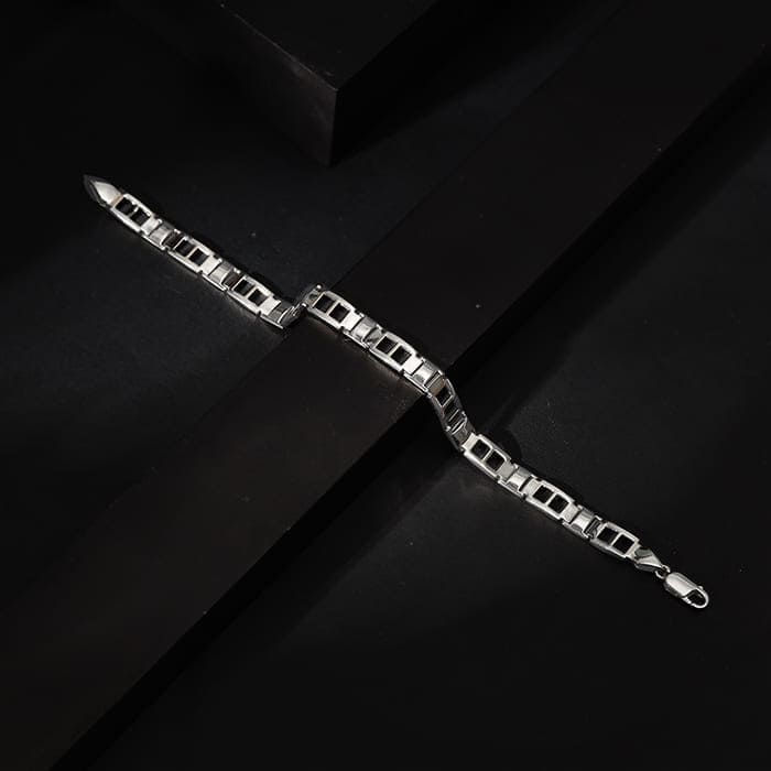 Silver Primera Bracelet For Him - Image 2