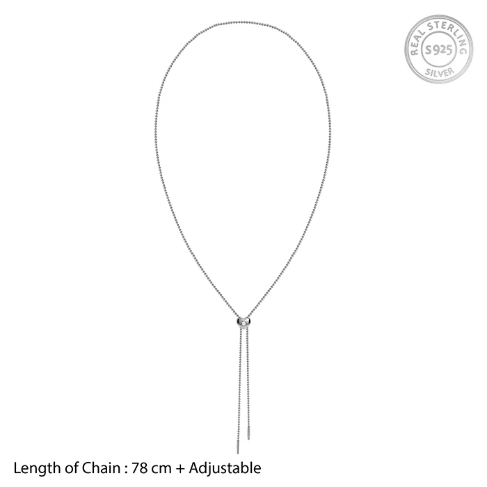 Silver Pure Heart Necklace - Image 4