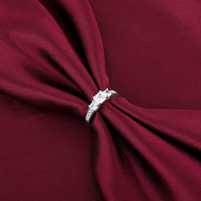 Silver Quadrilateral Ring - Image 2