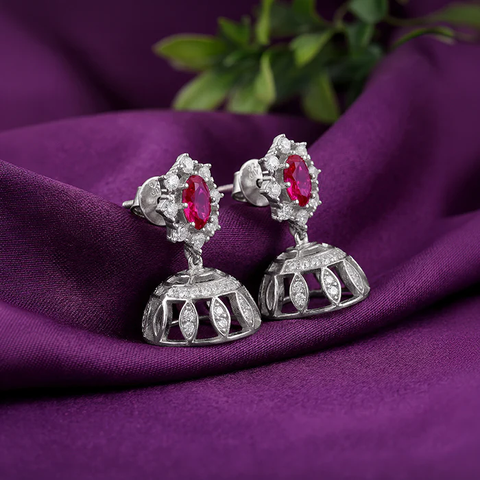 Silver Raina Jhumki - Image 2