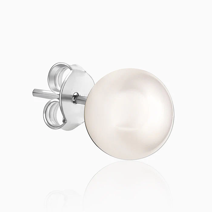 Silver Redefined Stud For Men - Image 6
