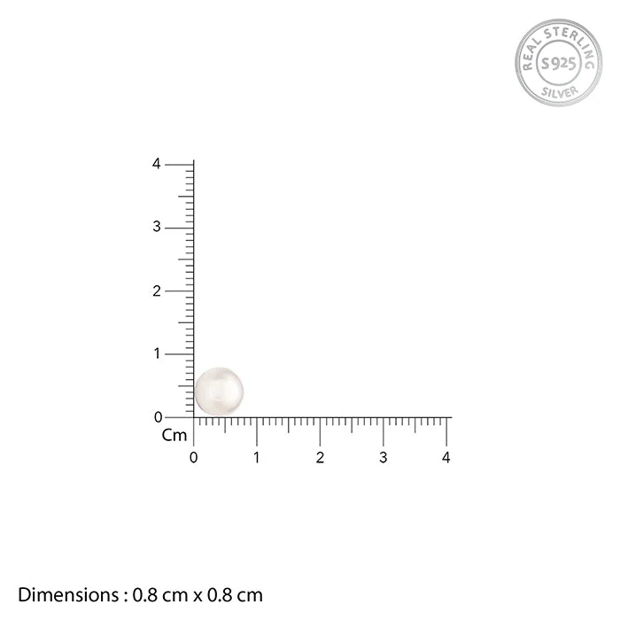 Silver Redefined Stud For Men - Image 7