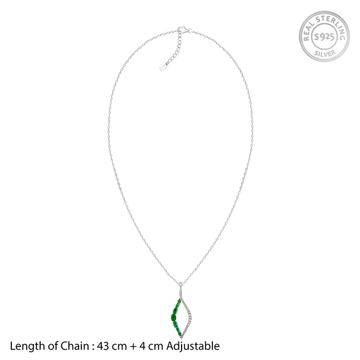 Silver Remarkable Pendant With Link Chain - Image 6