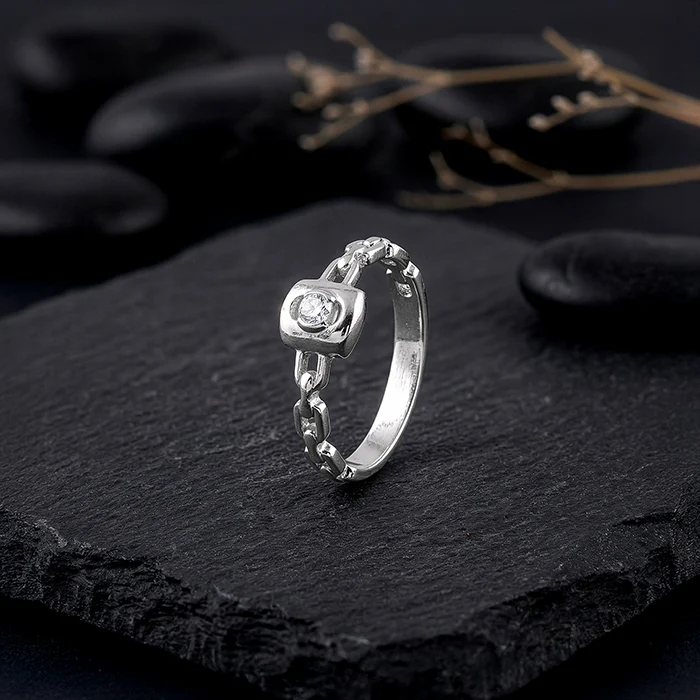 Silver Ridgeline Ring For Him (Size 20) - Image 2