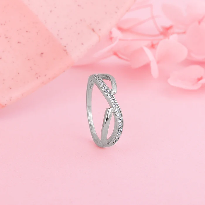 Silver Ripple Ring - Image 2
