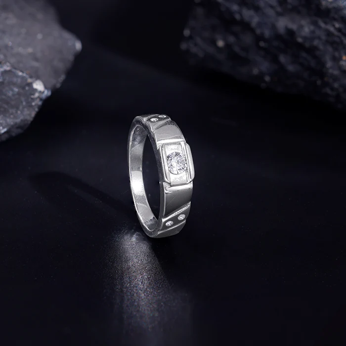 Silver Rockstar Ring For Him - Image 2