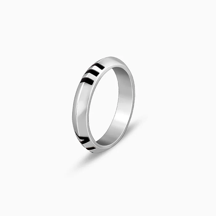 Silver Roman Rings For Him - Image 4