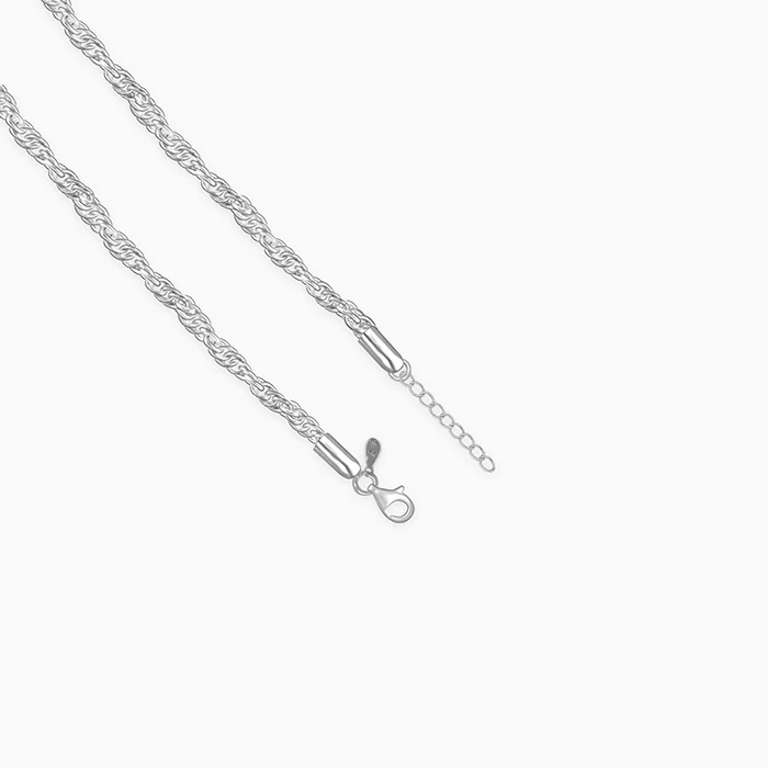 Silver Rope Chain - Image 4