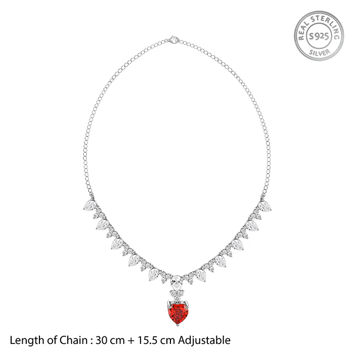 Silver Scarlet Promise Necklace - Image 4