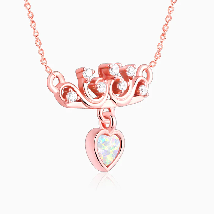 Rose Gold She The Achiever Pendant With Link Chain - Image 4