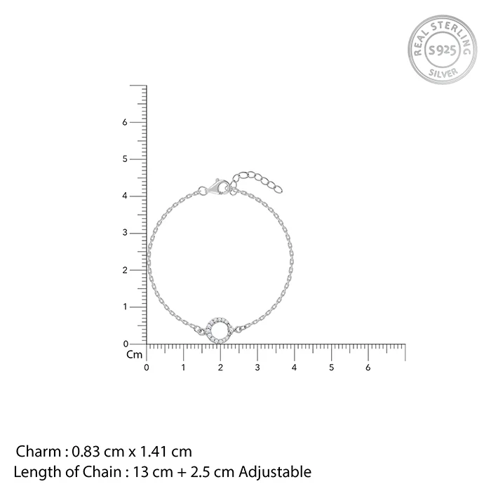 Silver Shiny Halo Kids Bracelet - Image 4
