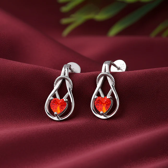 Silver Silent Vows Earrings - Image 2