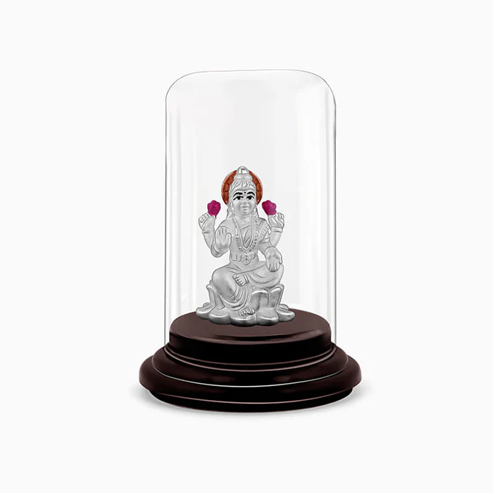 Silver Sowbhagya Lakshmi Idol - Image 2
