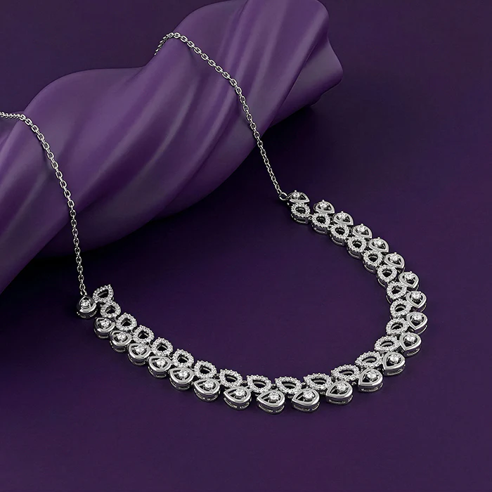 Silver Sparkline Necklace - Image 2
