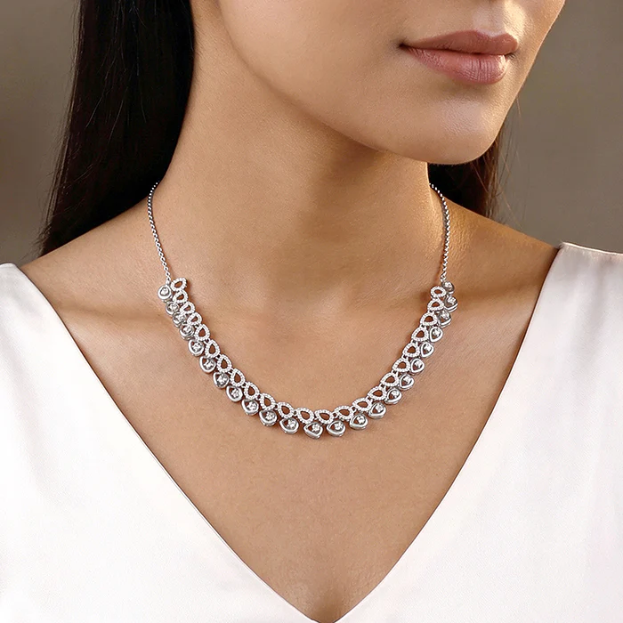 Silver Sparkline Necklace - Image 3