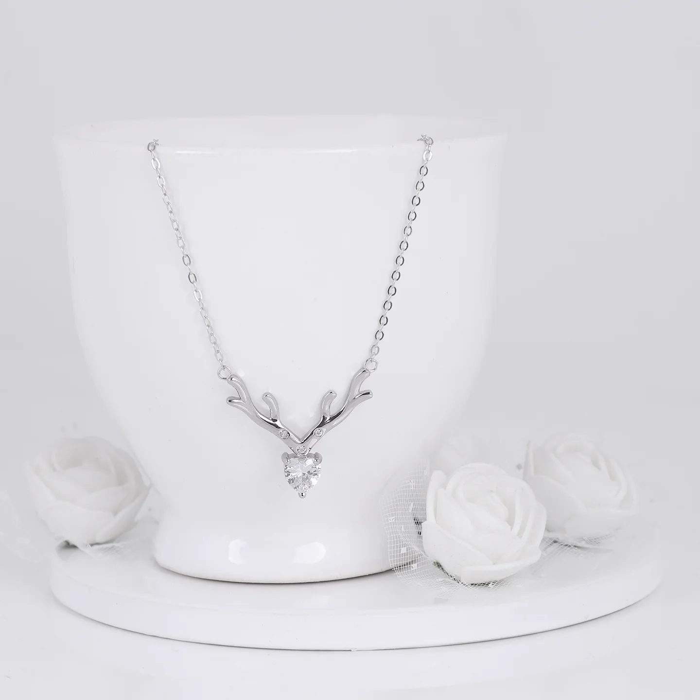 Silver Sparkling Deer Set - Image 2