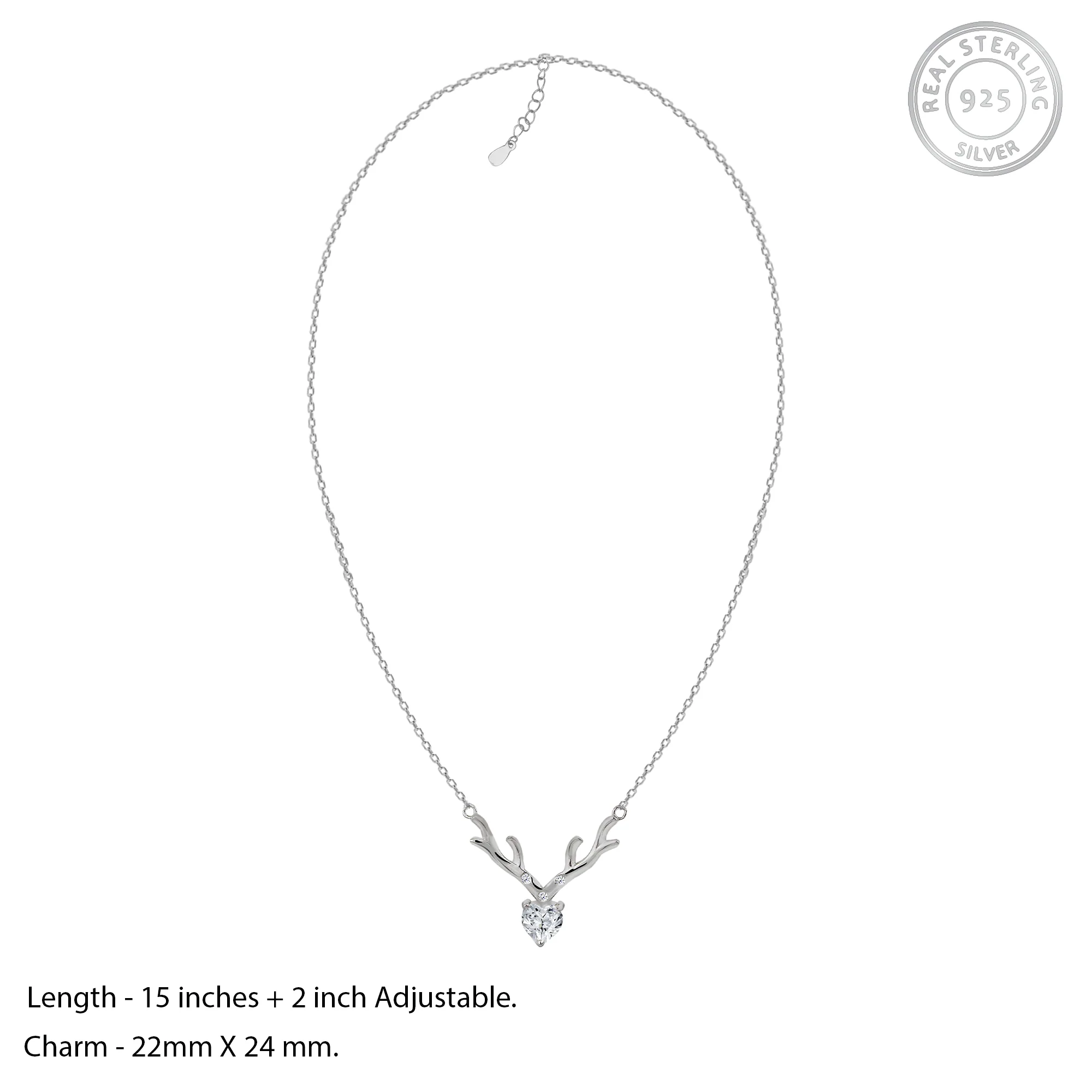 Silver Sparkling Deer Set - Image 8