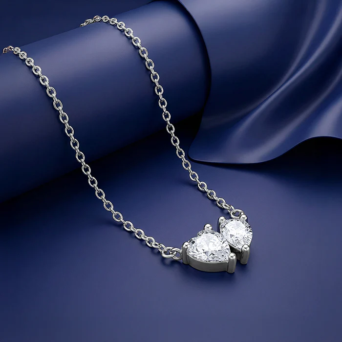 Silver Star Glow Kids Pendant with Link Chain - Image 2