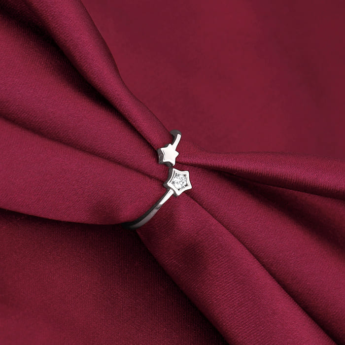 Silver Starlit Shine Ring - Image 2