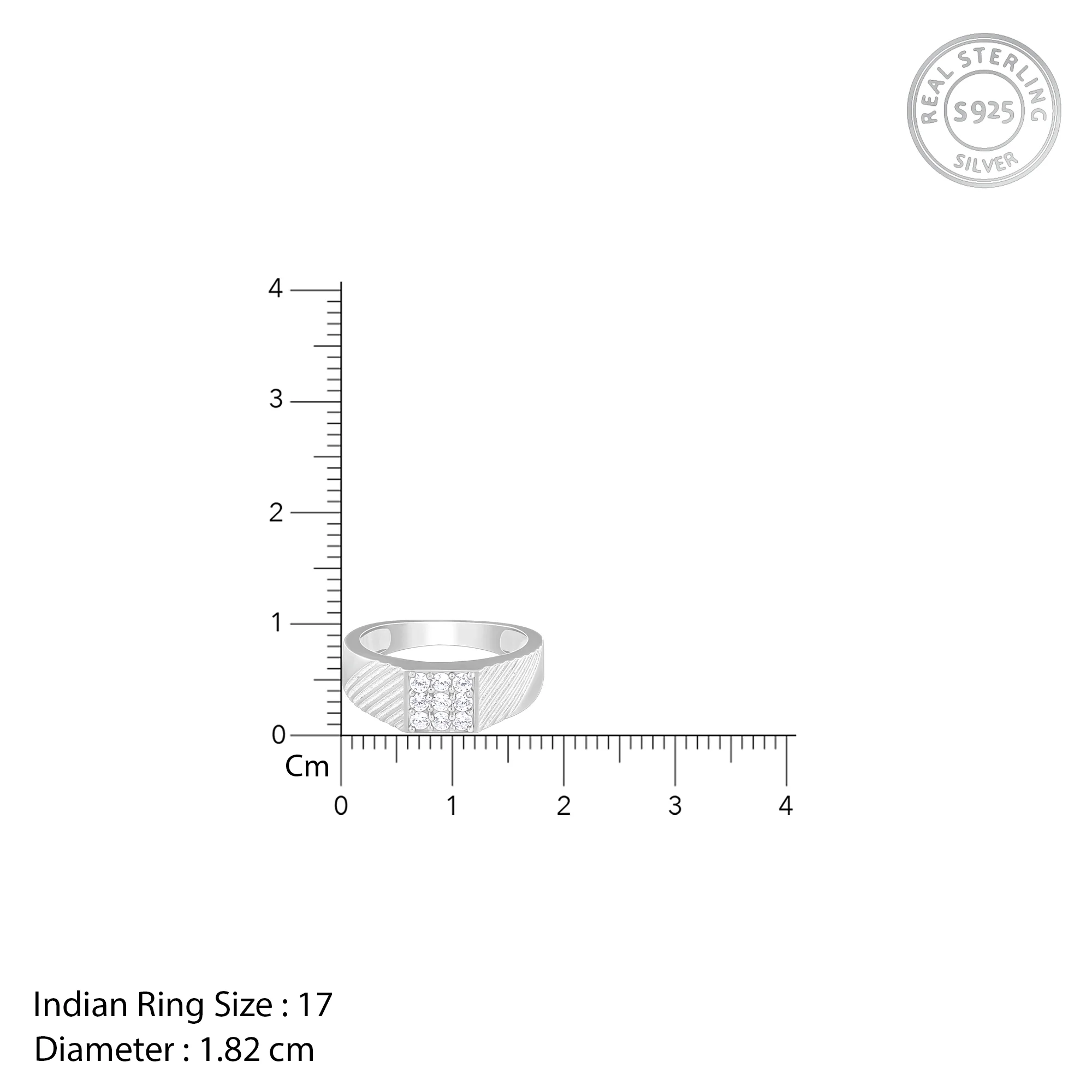 Silver Steezy Ring For Him - Image 5