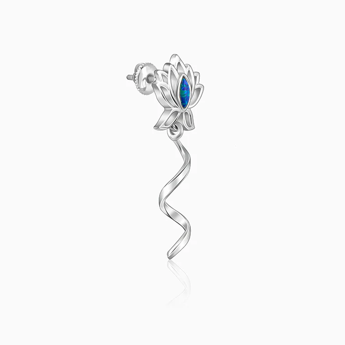 Silver Stellar Glow Earrings - Image 4