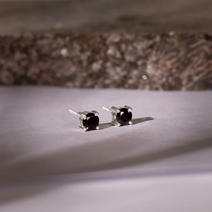 Silver Storm Edge Earring For Men - Image 4