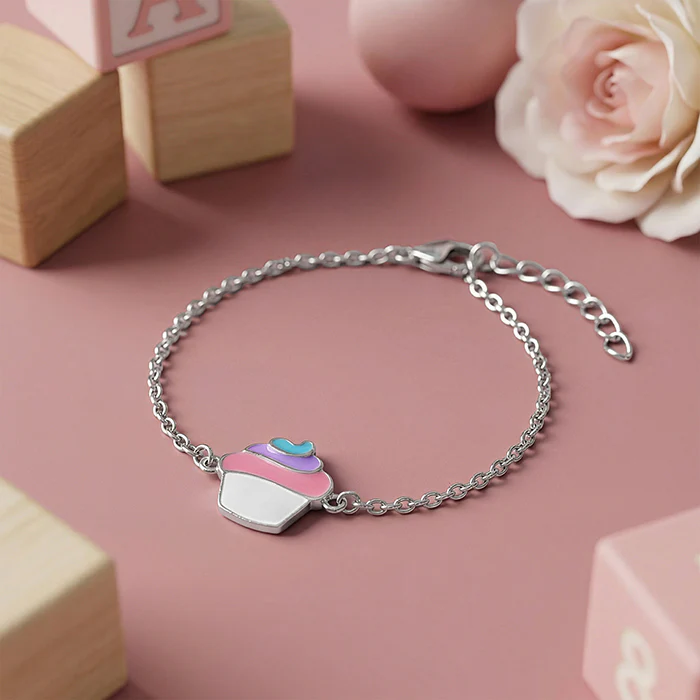 Silver Sugar Pop Kids Bracelet (2 - 8 Years) - Image 2