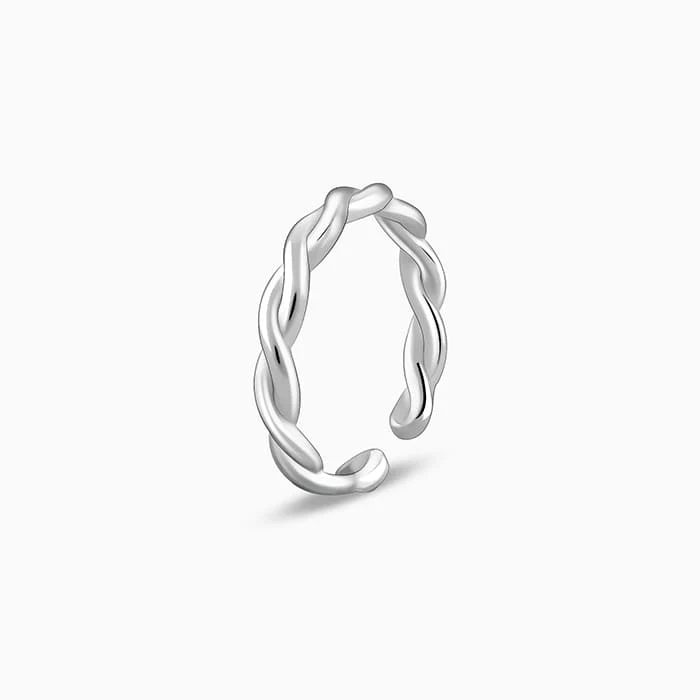 Silver Swirl Toe Rings - Image 4