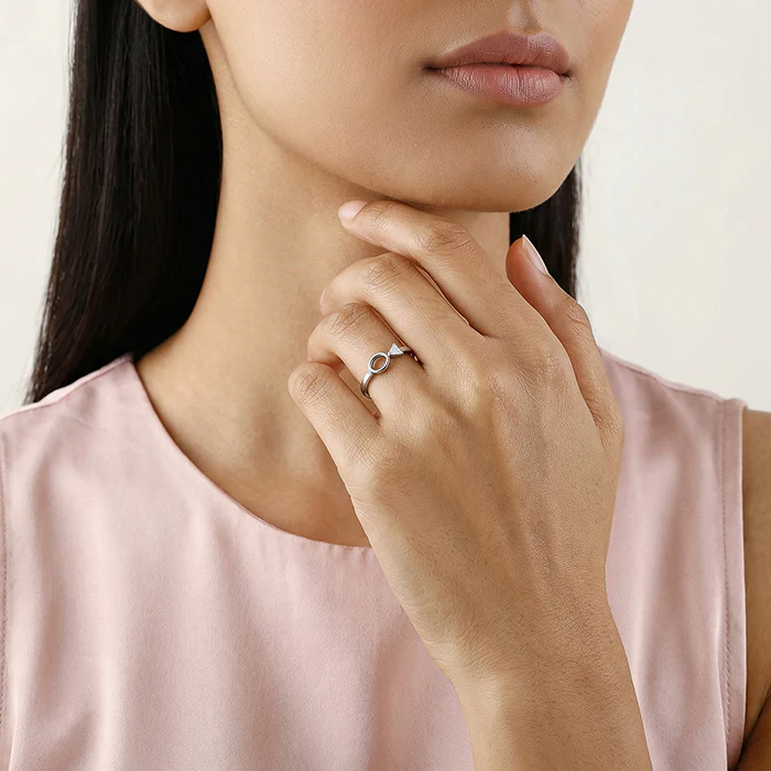 Silver Timeless Glam Ring - Image 3
