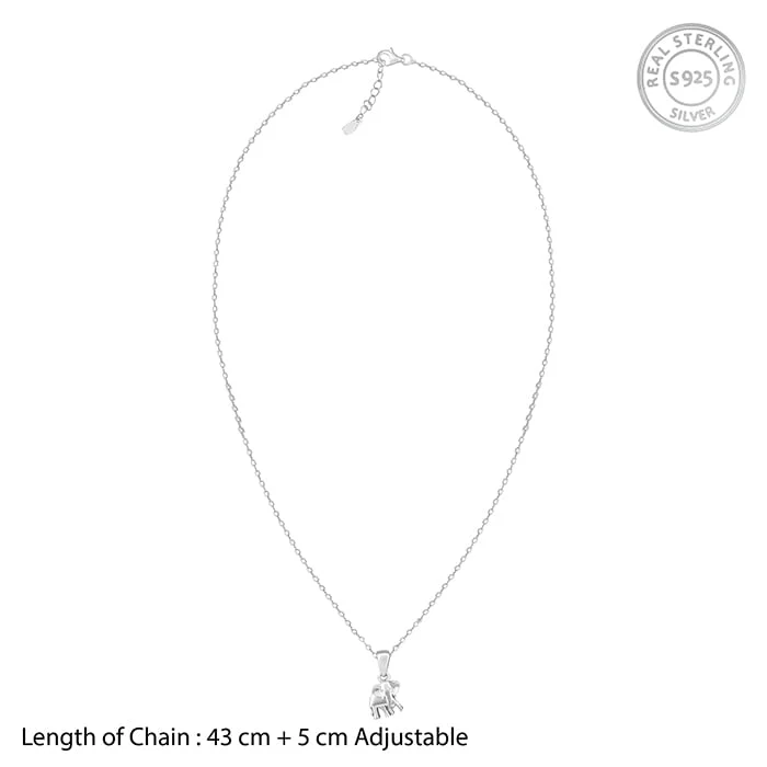 Silver Tusker Pendant With Link Chain - Image 6