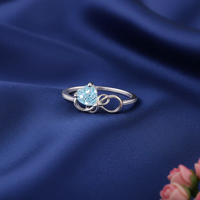 Silver Unending Love Ring - Image 2