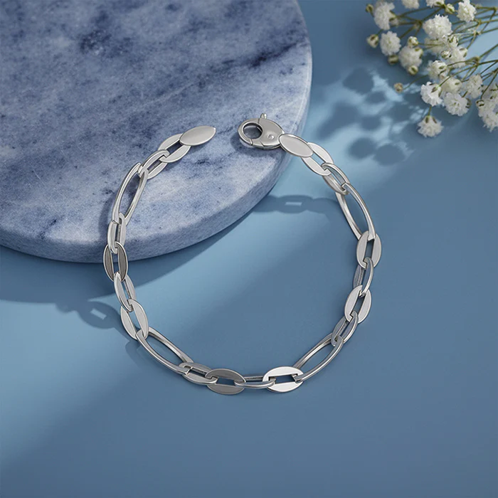 Silver Viking Bracelet For Him - Image 2