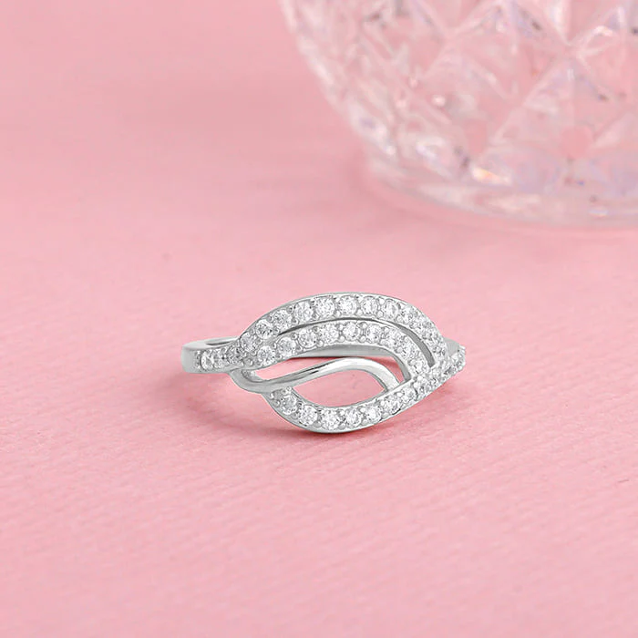 Silver Wave Swell Ring - Image 2