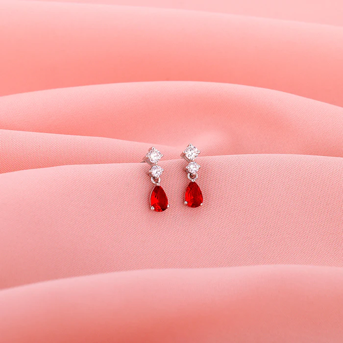 Silver We Fell in Love Earrings - Image 2