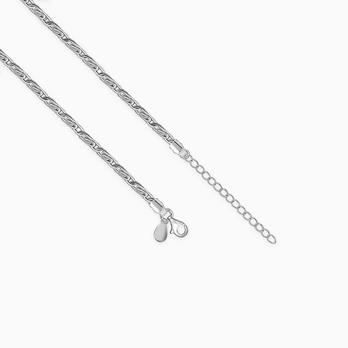 Silver Wow Wheat Chain - Image 4