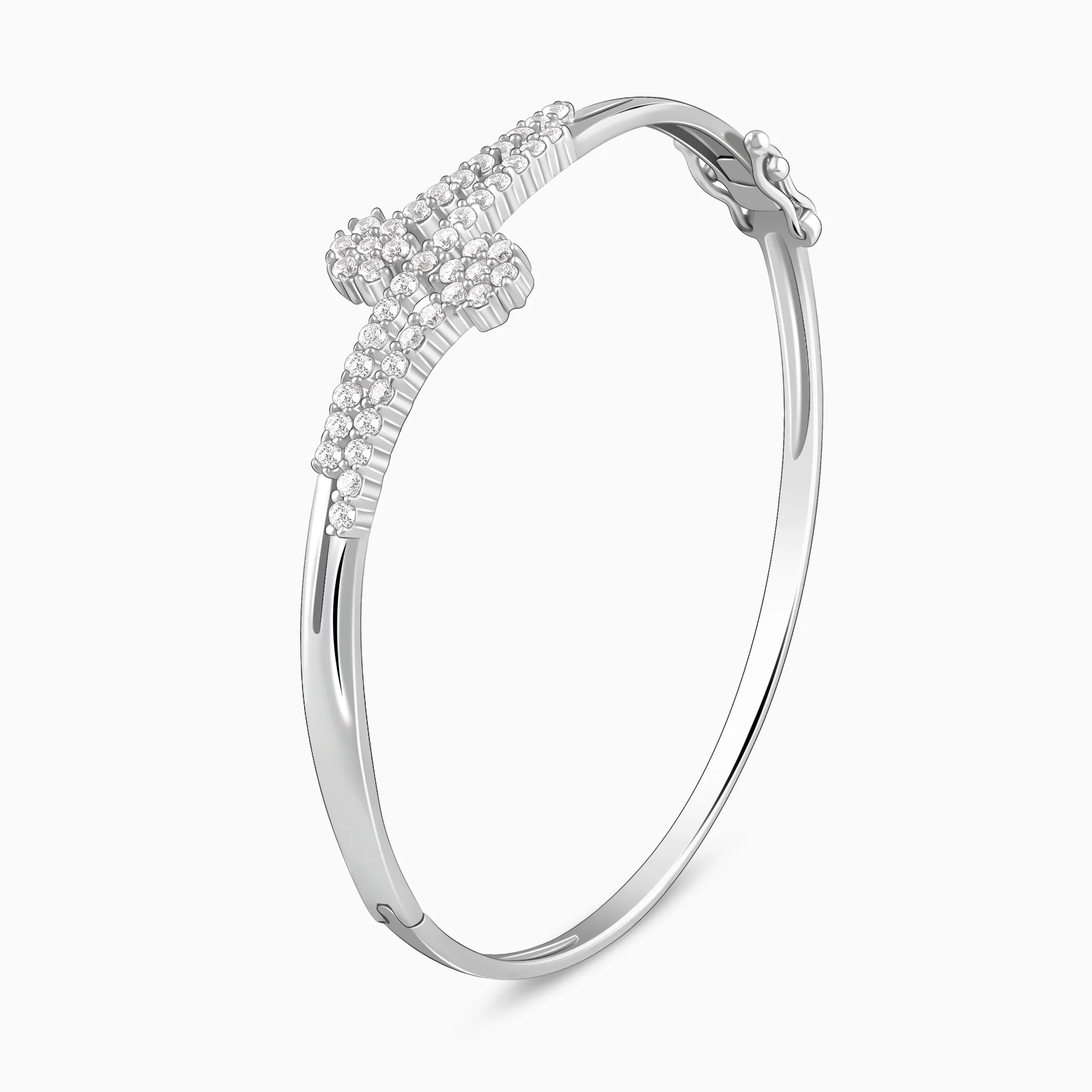 Silver You Sparkle Cuff Bracelet - Image 4