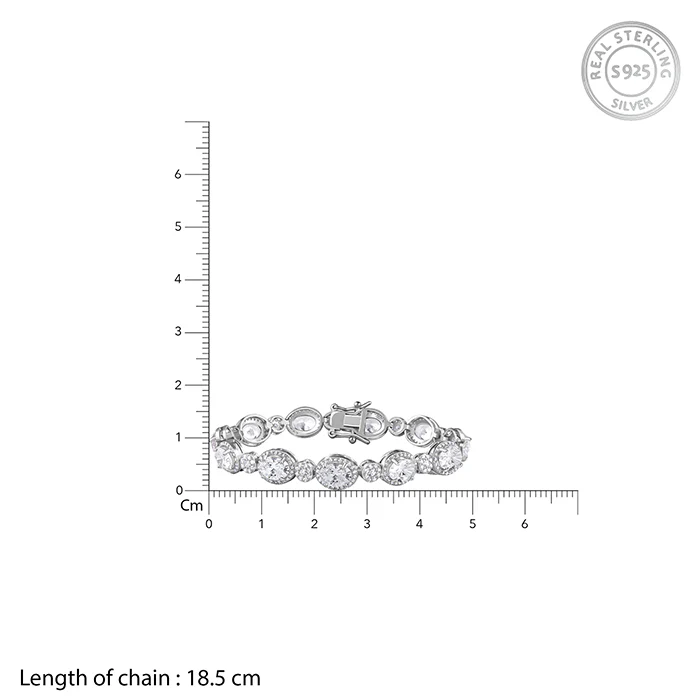 Silver Young Royals Zircon Bracelet - Image 4