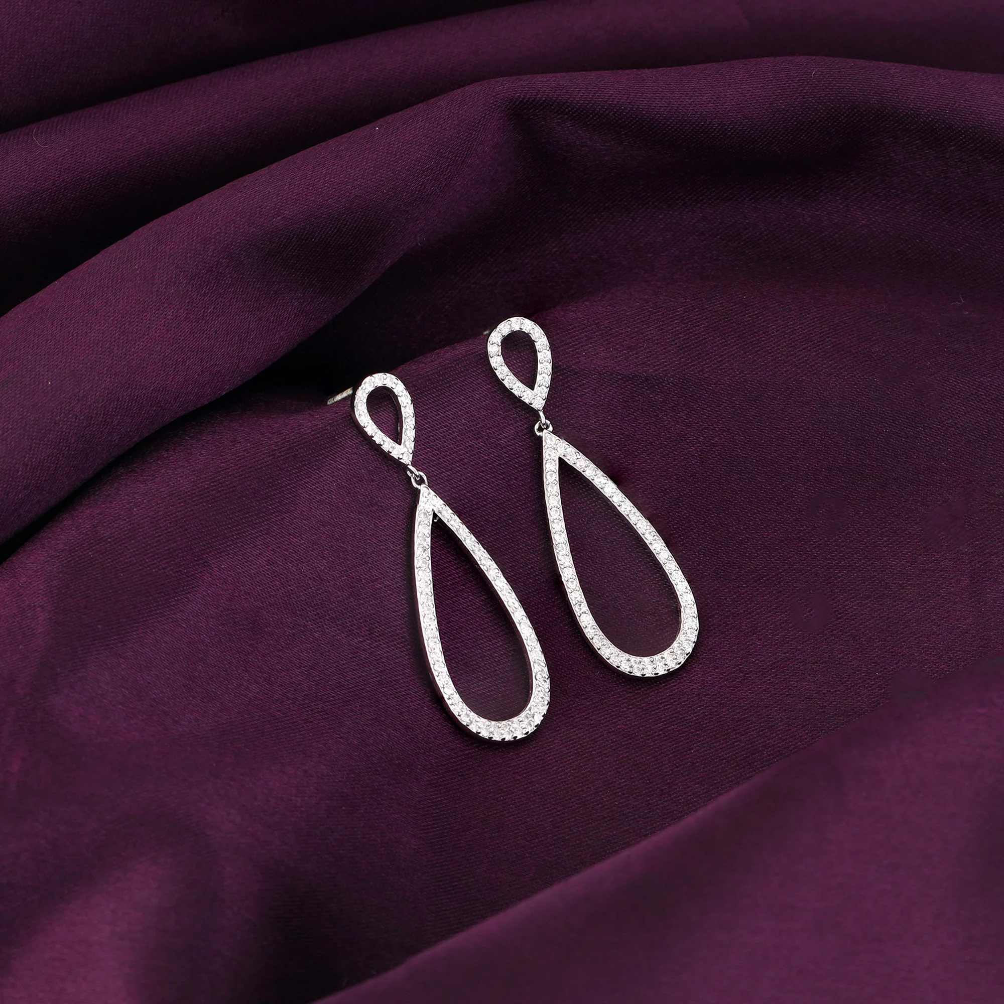 Silver Zirconia Drop Set - Image 3