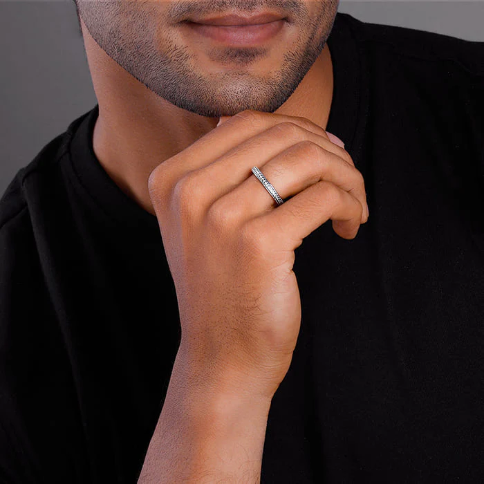 Silver Classy You Band For Him - Image 3
